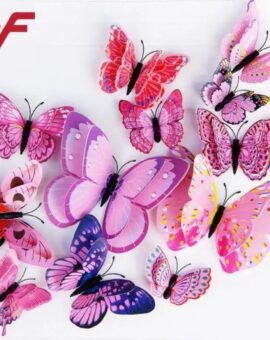 Butterflies on the wall DIY Wallpaper