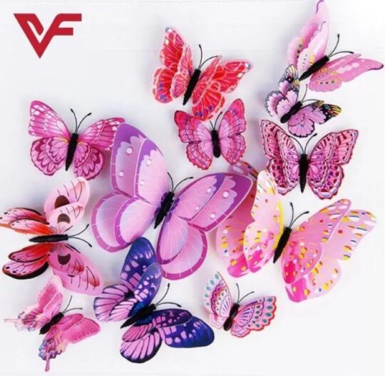 Butterflies on the wall DIY Wallpaper