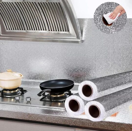 Self Adhesive Aluminium Foil Sticker Roll,